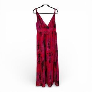 NWOT Ellen Weaver flowing maxi-dress